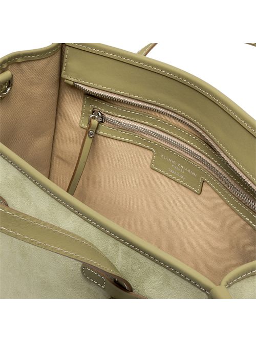 Borsa Miss Marcella 32 in suede Willow GIANNI CHIARINI | BS 9762 CM-PLWILLOW